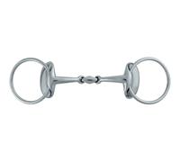 Mors releveur pour cheval double brisure Stübben Silver Wings Argenté 12,5 cm / 14 mm