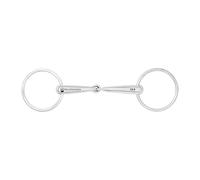 Mors simple creux pour poney Waldhausen Argenté 12,5 cm