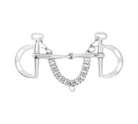 Waldhausen Mors de bride saut, simple brisure en acier inoxydable 13,5 cm - 16 mm