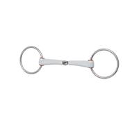Mors simple pour cheval avec anneau Beris Gris 145 mm