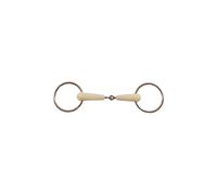 Mors simple pour cheval Happy Mouth Doré 13,5 cm