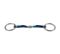 Mors simple pour cheval Trust Sweet Iron jointed 12 Bleu 13 cm
