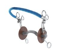 Mors tandem pour cheval avec passage de langue, doux Beris Konnex Gris 130 mm