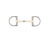 Mors verdum pour cheval simple joint Soyo Happy mouth king D Blanc 125 mm
