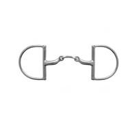 Mors verdun pour cheval anatomique Stübben 2259 Argenté 14 mm x 11,5 cm