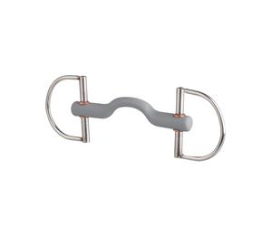 Mors verdun pour cheval avec canon à passage de langue, doux Beris Gris 120 mm