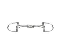 Mors verdun pour cheval double brisure Sprenger Satinox Argenté 135 mm