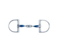 Mors verdun pour cheval double brisure Waldhausen Sweet Iron Bleu 10,5 cm