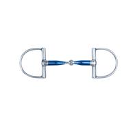 Mors verdun pour cheval simple brisure Waldhausen Sweet Iron Bleu 10,5 cm