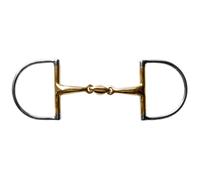 Mors verdun pour cheval Stübben Doré 16 mm x 12,5 cm