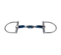 Mors verdun pour cheval Trust Sweet Iron Dee Eliptical 16 Bleu 13,5 cm