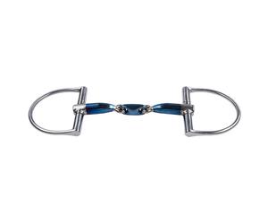 Mors verdun pour cheval Trust Sweet Iron Dee Eliptical 16 Bleu 13,5 cm
