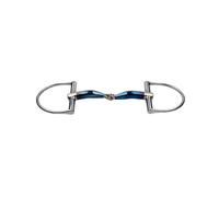 Mors verdun pour cheval Trust Sweet Iron Dee Jointed-16 Bleu 12,5 cm