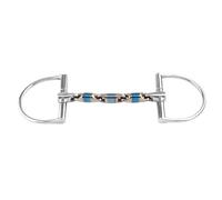 Mors verdun pour cheval Trust Sweet Iron Dee Waterford-16 Bleu 14,5 cm