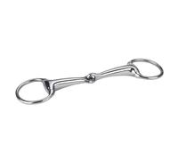 Morsà olive en inox pour cheval Covalliero Argenté 14,5 cm