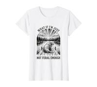 Morse Et si Je n'étais Pas Assez Sauvage T-Shirt Graphique avec Valeur