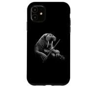 Morse jouant du violon violoniste amoureux des animaux Coque pour iPhone 11