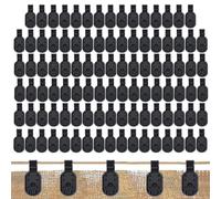 Morsetti Per Reti Ombreggianti- 10,5 x 2,5 cm Clips Per Rete Ombréggiant | Ganci Per Telo Ombreggiant | 100 Pezzi Per Reti Ombreggianti Teli Da Serra Film Da Giardino Tensostrutture, Proie résistante