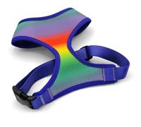 MORSO® Harnais Respirant Air Mesh pour Chiens de Petite Taille, Arc-en-Ciel, Taille S