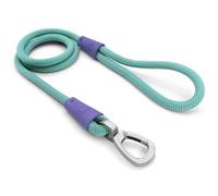 MORSO Laisse en Corde pour Chien, 120 cm Vert Eau/Violet