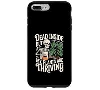Mort À L'intérieur mais Mes Plantes Prospèrent Squelette Coque pour iPhone 7 Plus/8 Plus