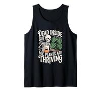 Mort À L'intérieur mais Mes Plantes Prospèrent Squelette Débardeur