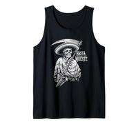 Mort mexicaine Hasta La Muerte Squelette Sombrero Grim Reaper Débardeur