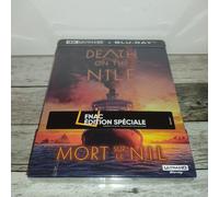 Mort sur le Nil (Death on the Nile) STEELBOOK [4K + Blu-Ray] - NEUF
