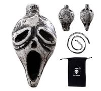 Mort Whistle - Halloween Whistle | Instrument de sifflet de cri, sifflet de la mort aztèque, crâne rétro aztèque de la mort Halloween le plus bruyant sifflet avec des cris sonores humains