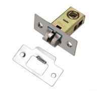 Mortaise pour loquet tubulaire en alliage de zinc avec fourche ou loquet réversible pour boulon gauche ouverture droite Convient aux leviers de porte à ressort traversant (30 mm)