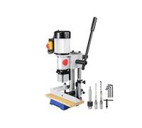 Mortaiseuse à Bédane Carré Avec Ensemble de Forets Burin Facile à Installer 370W