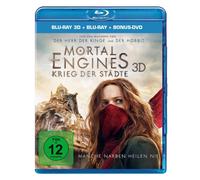 MORTAL ENGINES: KRIEG DER STÄDTE-3D -WEAVING,HILMAR,SHEEHAN 2 BLU-RAY+DVD NEUF