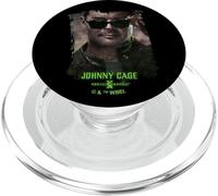 Mortal Kombat 2 Johnny Cage Portrait PopSockets PopGrip pour MagSafe