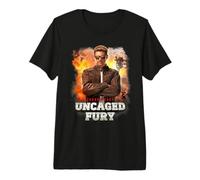 Mortal Kombat 2 Johnny Cage Uncaged Fury T-Shirt Haut de Gamme