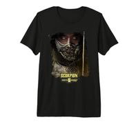 Mortal Kombat 2 Scorpion Portrait T-Shirt Haut de Gamme