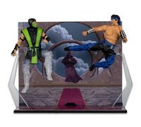 Mortal Kombat Lot de 2 Figurines d'action LIU Kang vs. Reptile (Classique) 18 cm