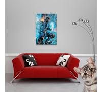 Mortal Kombat - Poster - Sub Zero + 2 bandes de poster aluminium 63 cm