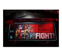 Numskull Tapis de jeu Power Idolz Mortal Kombat XL - LED RGB personnalisables, chargeur sans fil 15W