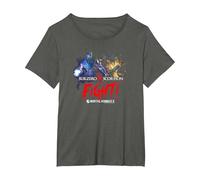 Mortal Kombat X Fight T-Shirt, Femme Grandes Tailles, Asphalte, 4X