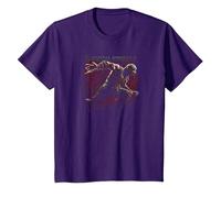 Mortal Kombat X Scorpion Lunge T-Shirt, Enfant, Violet, 4 Ans