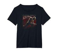 Mortal Kombat X Scorpion Lunge T-Shirt, Femme Grandes Tailles, Noir, 2X