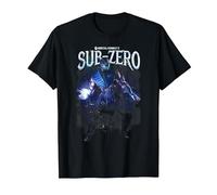 Mortal Kombat X Sub-Zero T-Shirt, Homme, Noir, 3XL