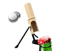 Mortar-Style Beer Bottle Opener - Mortar Push Down Action Bottles Cap, Funny Heavy-Duty Cap, Hands-Free Bottle Opener Tool for Home Party Bar Desk Shelves, Present for Mens