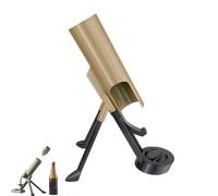 Mortar Tube Bottle Opener,Beer bottle Mortars Opener,51mm mortar bottles Opener,300ml/500ml Beer & Soda Bottles,Funny Hands-Free Push Down Cap Launcher,For Home,Bar,Party (Khaki-L)