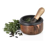 Mortero madera acacia CRUSH