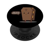 Mortician I See Dead People Cercueil funéraire pour Citation PopSockets PopGrip Adhésif
