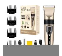 Mortier à barbe | Macker à barbe sans fil rechargeable | Coiffure Clipper avec un kit de toilettage professionnel pour moustache, nez, oreille, corps et style masculin complet