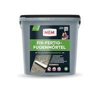 Mortier à joint Baumarkt MEM Fix und Fertig - Lave basaltique - Sans acide - Sans flaque - 12,5 kg