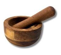 Mortier avec pilon 9 cm en Bois d'Acacia Fackelmann