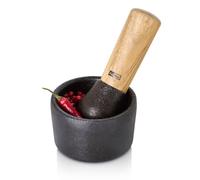Mortier Camo.8, 8 cm, fonte/bois d'acacia - AdHoc